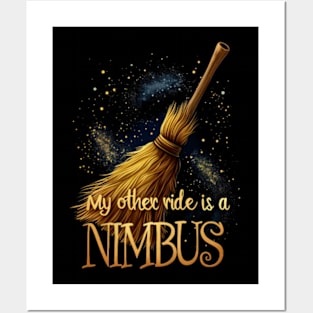 My Other Ride is a Nimbus - Fantasy Posters and Art